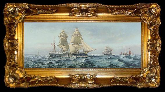framed  Henry J Morgan HMS 